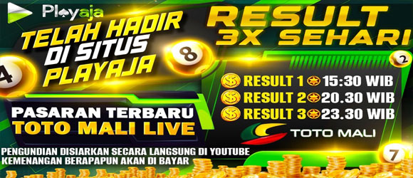 PLAYAJA SITUS SLOT PASARAN TERBARU TOTOMALI LIVE DENGAN HASIL RESULT DIBAYAR LUNAS dan DISIARKAN LANGSUNG DI YOUTUBE DENGAN JADWAL Result 1 : 15:30 WIB, Result 2 : 20:30 WIB, result 3 : 23:30 WIB. 