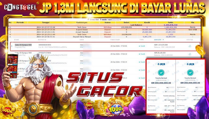 CONGTOGEL BANNER BUKTI PEMBAYARAN 1,3M TERBARU 2024!!!